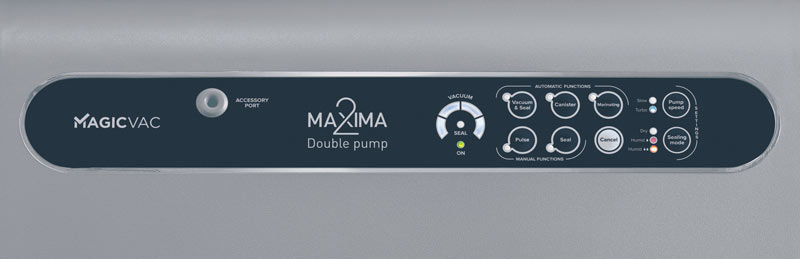 panel sterujący w pakowarce Maxima2